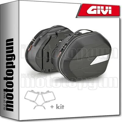 GIVI HOLDER + SIDE CASE WL900 TREKKER II BLACK LINE35 HONDA CBF 600 S 2011 11 - Image 1 of 3