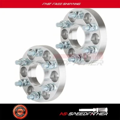 2X 1 英寸 6x4.5 6x114.3 毫米车轮间隔器 12x1.25 适用于日产探路者 2005 - 2012 — 第 1/4 张图片