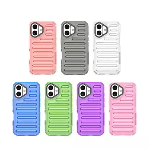 Fallschutz Grip Kratzfest Hülle für iPhone 16 16 Pro Max 15 Pro Max - Bild 1 von 18
