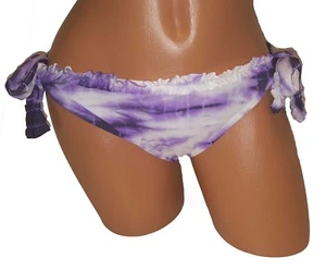 Lucky Brand NEW Purple Womens Size L Large 12 14 Swimsuit Bikini Bottom $58 B7-L - Picture 1 of 2
