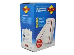 FRITZ!Powerline 1240E WLAN Set PLC 1200Mbits 1Port LAN 1000Mbits Neu / New - Picture 1 of 4