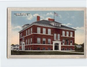 Postcard School Street School, Rochester, New Hampshire
