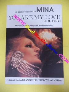 SELTENE EINZELNOTE MINA You are my love 1986 M.TERZI LA VOICE MASTER no cd lp - Bild 1 von 1