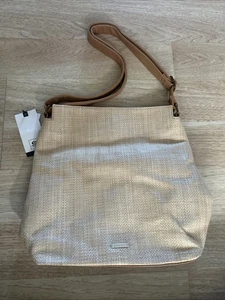 RIP CURL Sunset Palms Natural Bucket Bag Crossbody Schultertasche 1 Größe Neu mit Etikett - Bild 1 von 13