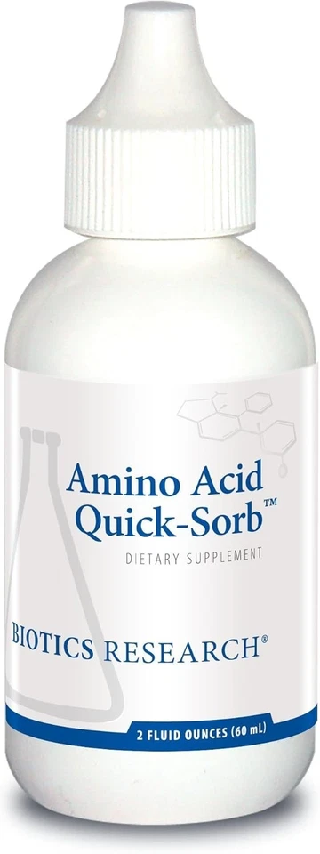 Biotics Research Amino Acid Quick Sorb Liquid Formula Highly Absorbed Glycine