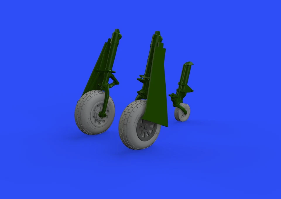 (EDB648505) - Eduard Brassin 1:48 - P-51D Wheels Block Tread