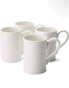Portmeirion Sophie Conran for Portmeirion Tall Mug, Porcelain, White - Picture 1 of 4