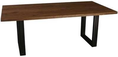 Hobbs Germany Dining Table-Reclaimed Oak and Industrial Design - Image 1 of 4