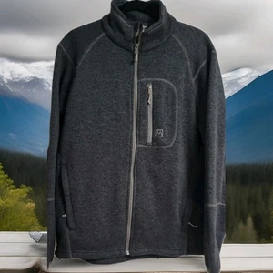 Avalanche Unisex Full Zip Fleece Jacket Charcoal Black Size Large (F4) - Picture 1 of 9