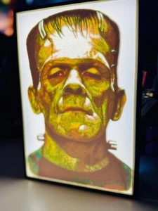 Frankenstein's Monster - LED Light Up Sign - USB Powered - Picture 1 of 3