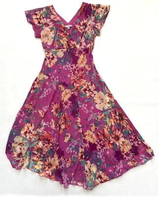 Madison Leigh Dress Women Size 6 Sheer Maxi Lined Babydoll Y2K Fairy Romantic - Image 1 of 4