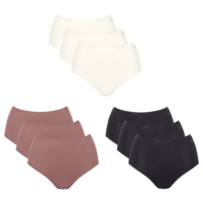 Sloggi Mujer Highwaist-Slips,3er Paquete - Ir Daily Algodón Highwaist 3P,Bragas - Imagen 1 de 4