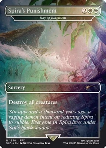 NM FOIL MTG SPIRA'S PUNISHMENT DAY OF JUDGMENT SECRET LAIR FINAL FANTASY - Picture 1 of 1