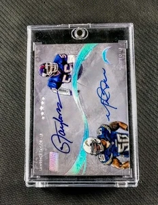 Lawrence Taylor Manti Te'O 2013 Topps Five Star Superstar Combo Dual Auto 1/10 - Picture 1 of 2
