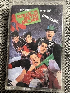 NEW KIDS ON THE BLOCK Merry Merry Christmas Cassette Tape 1989 NKOTB - Picture 1 of 6