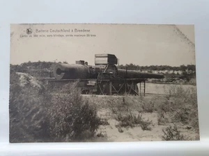Vintage Postcard, Deutschland Battery at Breedene 380mm gun without armour (10U) - Picture 1 of 2