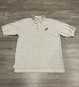 VTG Sesame Street Polo Shirt Gray Bert Ernie Sesame Street Uniform Size Large - Picture 1 of 7
