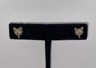 Máscara facial/cabeza de zorro rojo de plata de ley 925 Foto 1 de 4