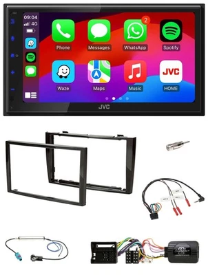 JVC Bluetooth 2DIN Lenkrad DAB USB Autoradio für Peugeot 308 2007-09 40-Pin - Bild 1 von 4