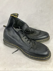 Dr. Martens Shoes Black Leather High Size 13 - Picture 1 of 6