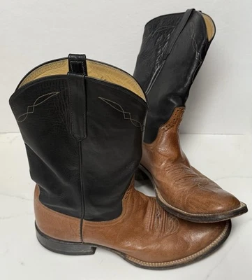 Винтажные ковбойские сапоги 90-х Rios of Mercedes размер 9,5D (8859E, 4900) Западная Мексика - Изображение 1 из 4