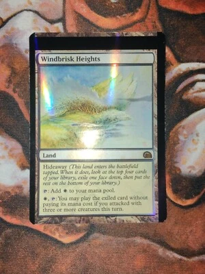 FOIL NFC Miscut Windbrisk Heights FTV Realms MTG Magic the Gathering - Image 1 of 2