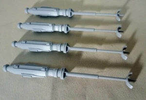 Star Wars Kenner 1978 & POTF2 X-Wing Parts - Wing Cannons (Set of 4) 3D Printed - Bild 1 von 4