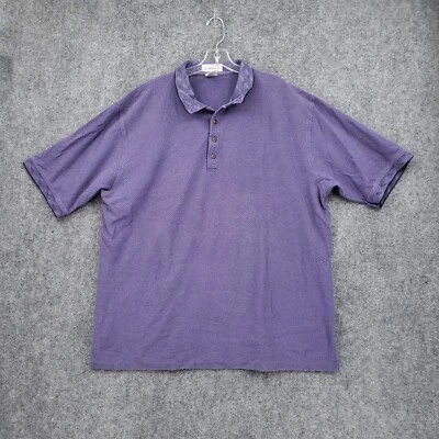 Camisa Polo Munsingwear Para Hombres 2XL XXL Púrpura Manga Corta Cuello Golf Rugby Tejida Foto 1 de 4