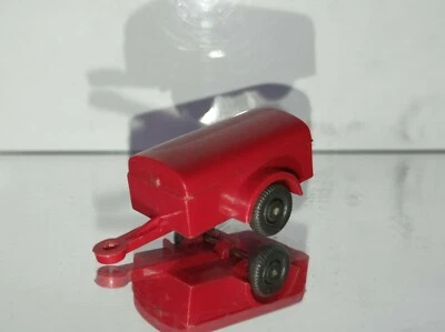 Wiking (  CS 502 / 4A ) - PKW-Anhänger , rot - Bild 1 von 4