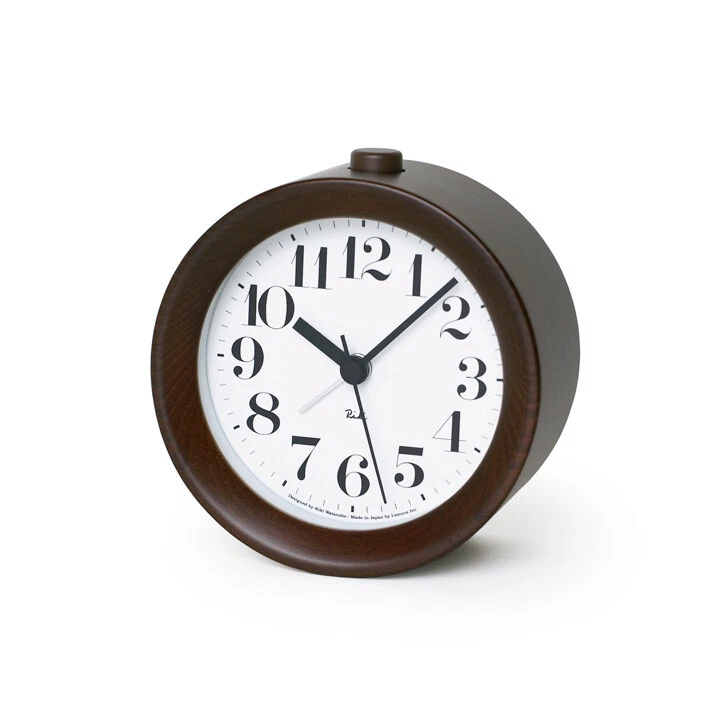 Lemnos RIKI ALARM CLOCK  WR09-15 Table Clock/Alarm Clock Japan "NEW" Foto 1 de 1