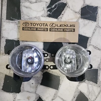 2014-2021 Toyota Tundra Fog Light Pair w/ Brackets (OEM Halogen Made In USA 🇺🇸 - Изображение 1 из 4