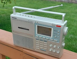 Doskonały vintage magnetofon kasetowy SANGEAN ATS818ACS SW SSB, FM STEREO wszystko dobre - Zdjęcie 1 z 15