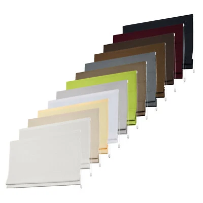 Raffrollo Stoffrollo Fenster Rollo Raff Gardine Kettenzugrollo Seitenzugrollo - Bild 1 von 4