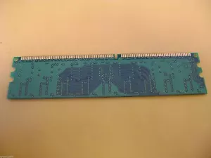 Elpida 256MB PC2700 CL2.5 8c 32x8 DDR DIMM EBD25UC8AMFA-6B from HP Pavilion 552w - Picture 1 of 5