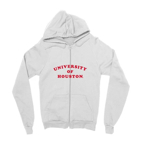 Official NCAA University of Houston Men's / Women's Boyfriend Zip Hoodie Cover