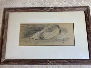 Seymour Remenick (1923 - 1999) "Nude Female Scene" Pastel Painting-Signed/Framed - Picture 1 of 13