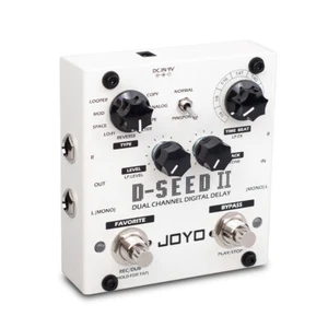 JOYO Dual Channel Stereo Looper Delay Pedal 8 Digital Delay Modes TAP TEMPO - Picture 1 of 6