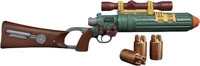 NERF LMTD Star Wars Boba Fett EE-3 Carbine Blaster Illuminated Scope 12 Darts - Image 1 of 4