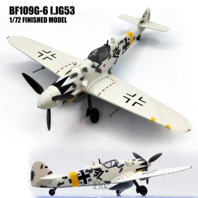 WWII GERMAN BF109G-6 I.JG53 1945 Hungary 1/72 aircraft plane Easy model - Image 1 of 4