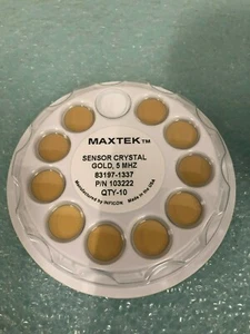 MAXTEK SENSOR CRYSTAL GOLD 5MHZ 103222 10PCS - Picture 1 of 3
