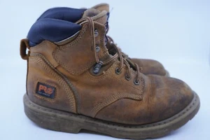 Timberland PRO 6" Boot Men’s Size 9.5 Pit Boss Soft Toe Wheat - Picture 1 of 7