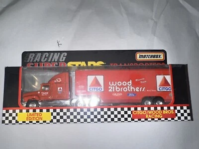 MATCHBOX SUPER STARS TRANPORTERS CITGO/ WOOD BROS. RACING MICHAEL WALTRIP TRUCK - Image 1 of 3