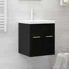 Vidaxl Sink Cabinet Black 41x38.5x46 Cm Chipboard Popular