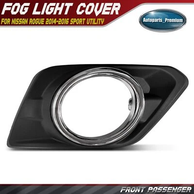 前乘客右侧雾灯装饰边框适用于日产 Rogue 2014 2015 2016 2016 — 第 1/4 张图片