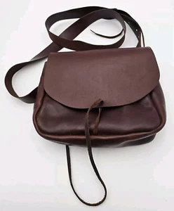 Triple K 353 Leather Shell Bag Crossbody Pouch Muzzleloader Hunting Ammo USA - Picture 1 of 10