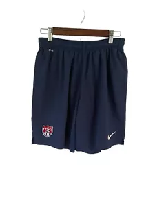 Nike Dri Fit Boys Athletic Shorts Soccer Embroidered Logo Size Large - Picture 1 of 13