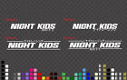 Night Kids Decal Sticker Jdm Windscreen Banner Japanese Kanji Drift Racing