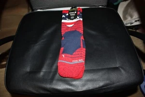 NEW Men's Large (9-13) Stance Performance Sport Socks American Crew USA Red - Picture 1 of 6
