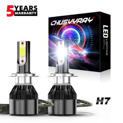 PARA MERCEDES-BENZ GLC300 2016-2019 2 piezas 6000K H7 bombillas LED haz bajo blanco H7 Foto 1 de 4