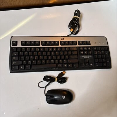 HP USB Keyboard & Mouse SK-2885 SM-2022 - Image 1 of 4